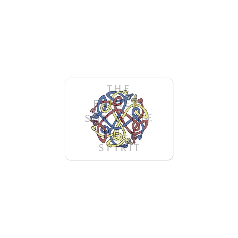 The Holy Trinity Minimalistic Christian Art Stickers