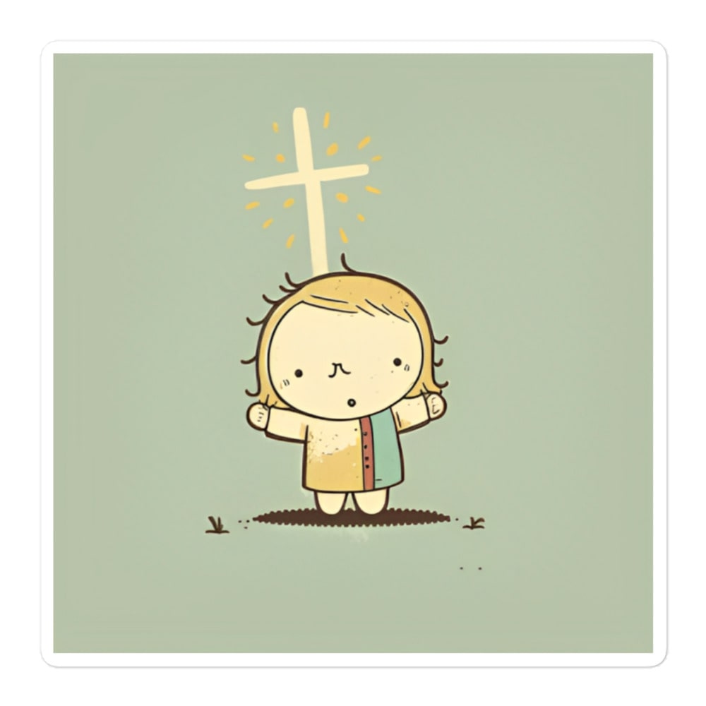 Follower Of Christ Christian Art Stickers