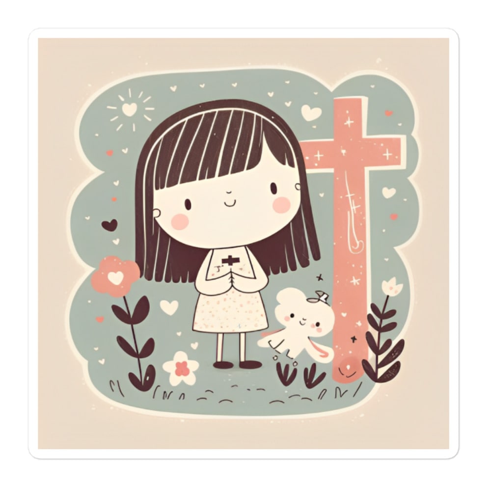 Follower Of Christ Christian Art Stickers