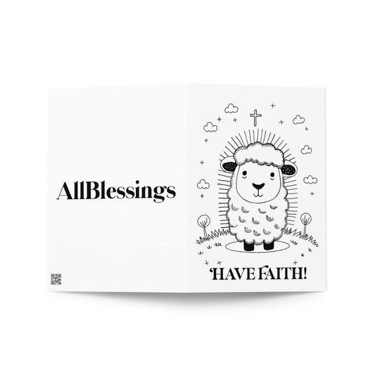 Have Faith Psalm 23 Inspired Sentimental Christian Greeting Card